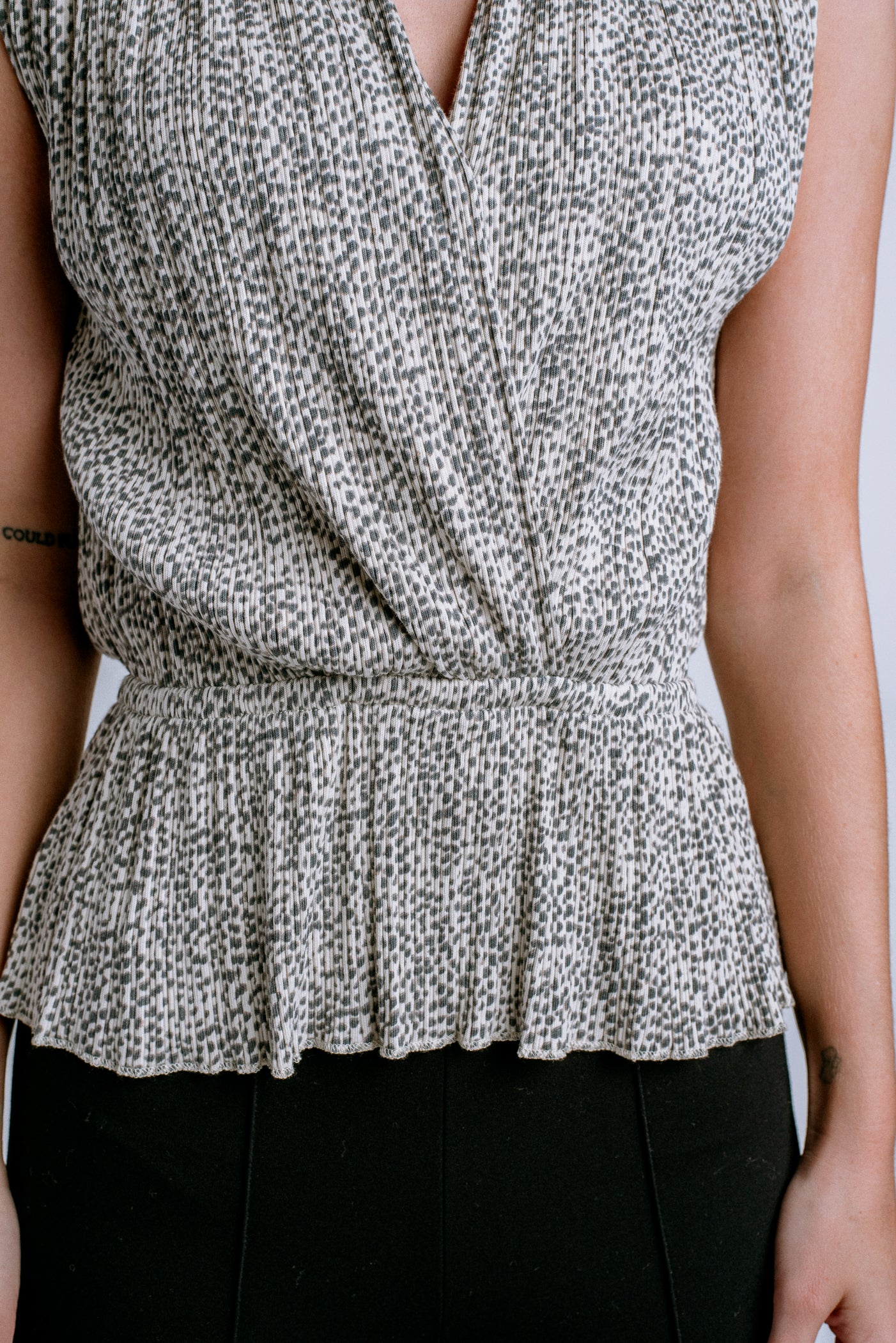 Nation LTD Nina Wrap Front Top