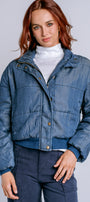 Young Fabulous & Broke Pippa Denim Puffer