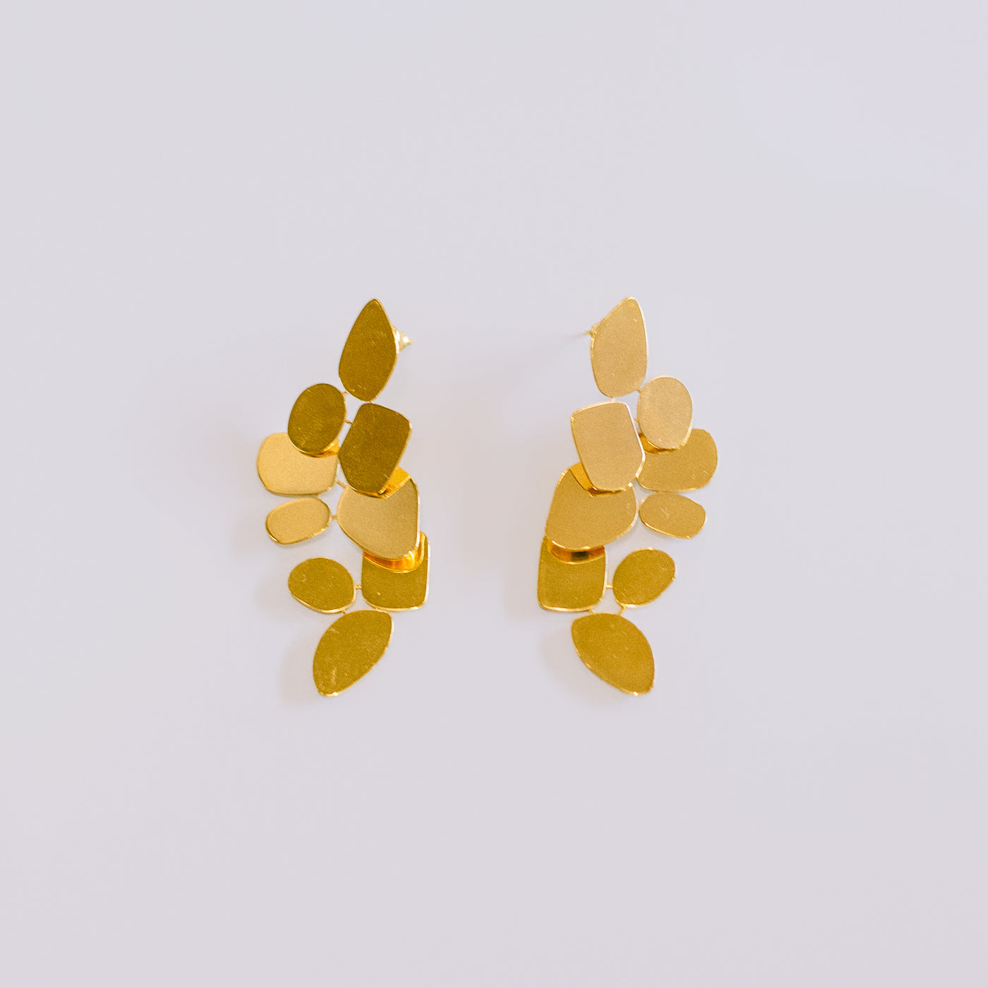 Sherwood Bridge Diamonds Gold Chandelier Earrings