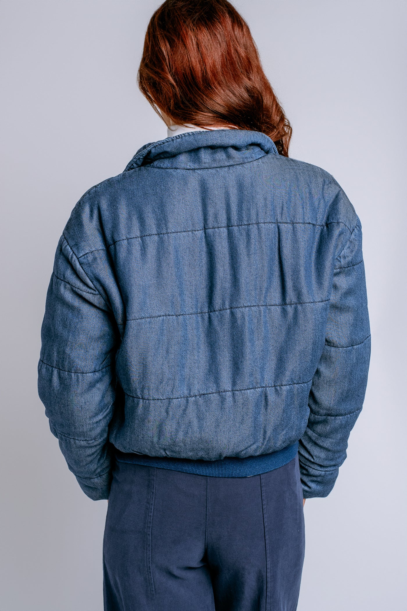 Young Fabulous & Broke Pippa Denim Puffer