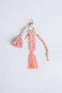 Sherwood Bridge Diamonds Pink Crochet Bag Charm