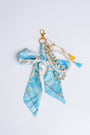 Sherwood Bridge Diamonds Blue & Yellow Bow Bag Charm