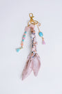 Sherwood Bridge Diamonds Turquoise & Pink Bow Bag Charm