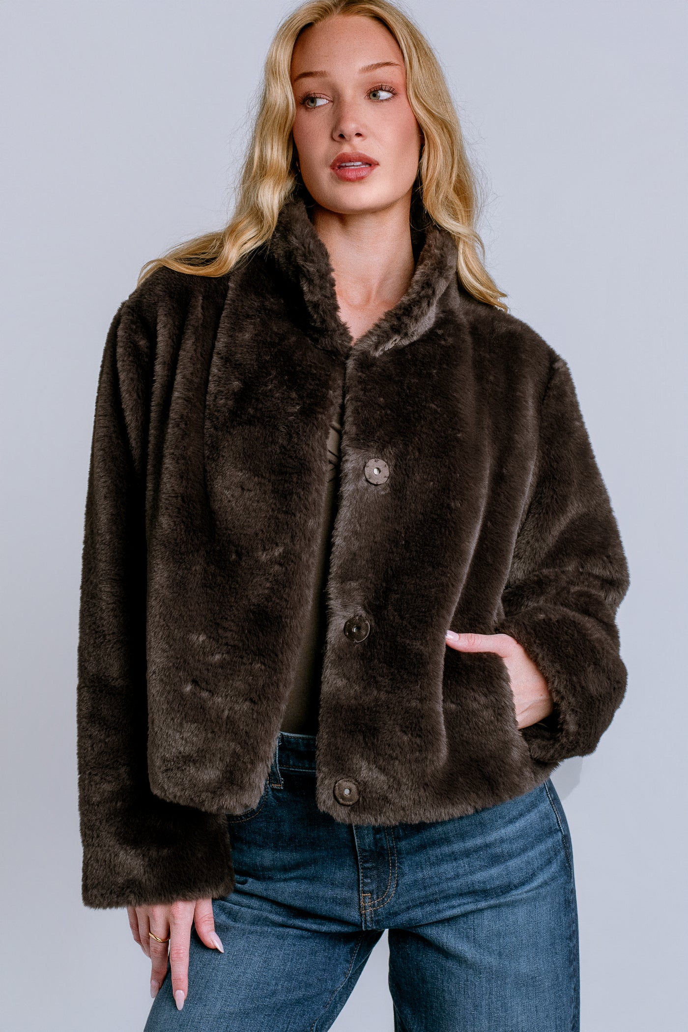 Sheena Luxe Faux Fur Jacket