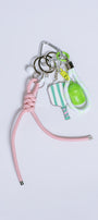 Pink & Green Pickleball Bag Charm