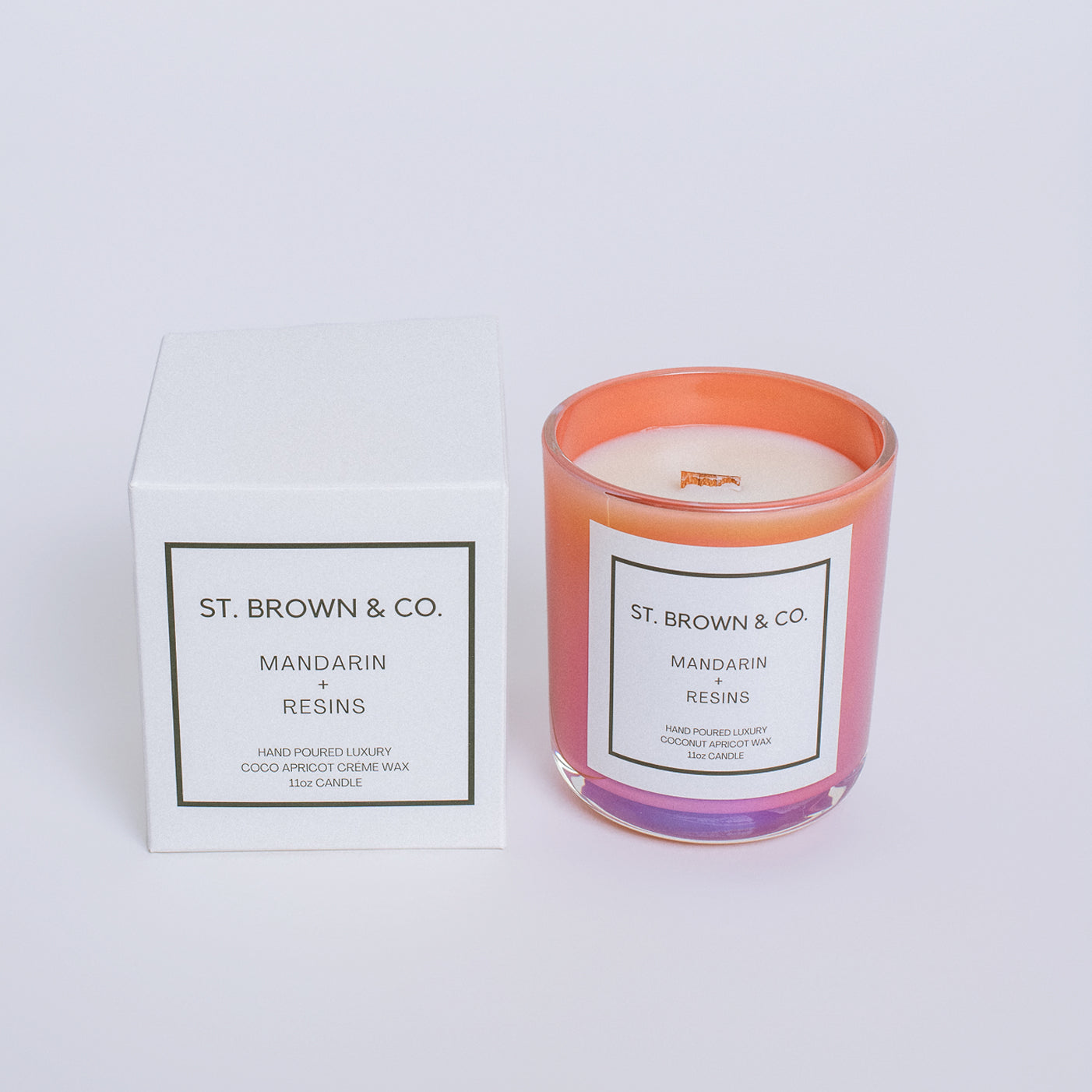 St. Brown & Co. Mandarin + Resins Candle