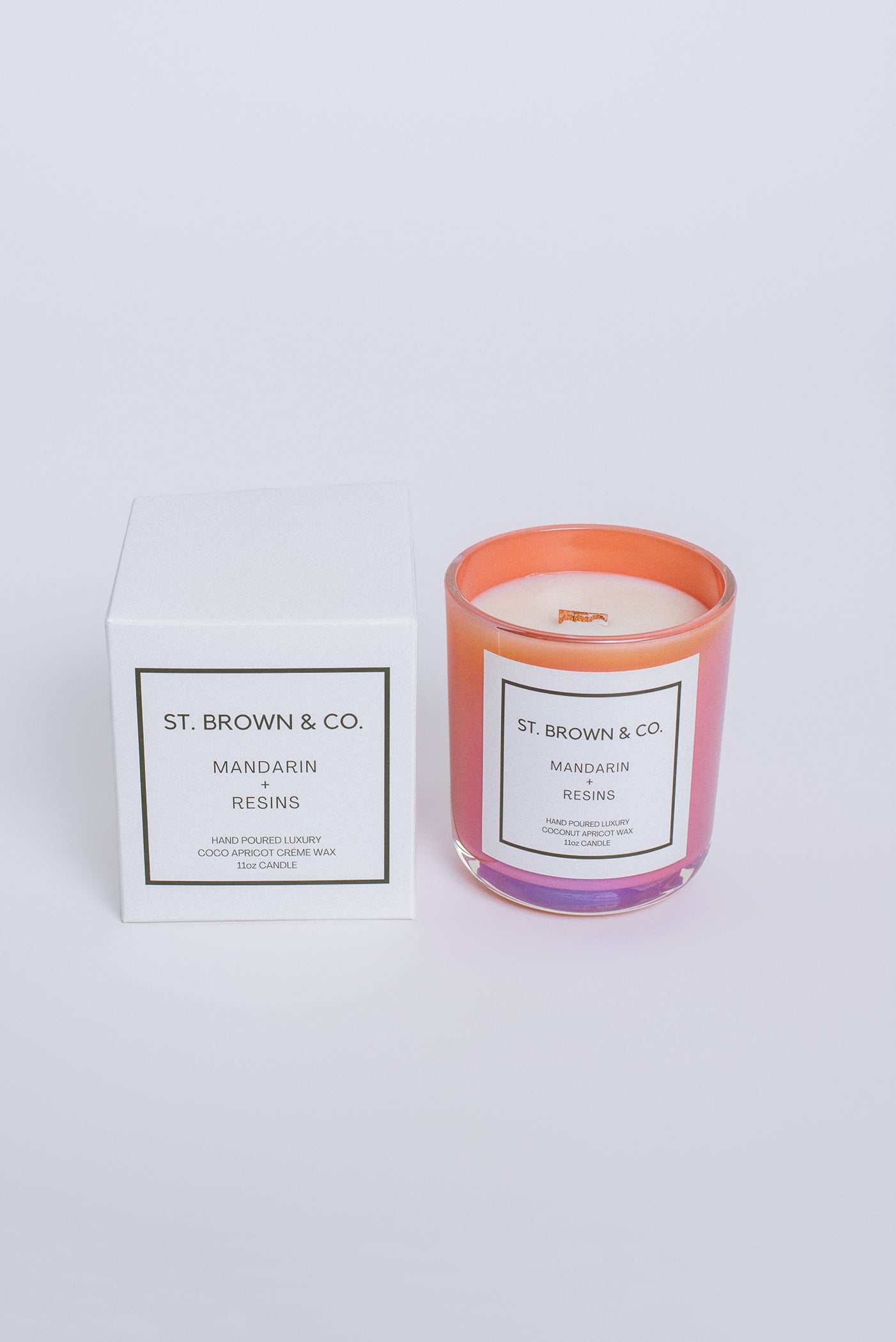 St. Brown & Co. Mandarin + Resins Candle