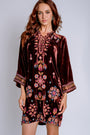 Johnny Was Brandi Velvet Tie Kimono Dress