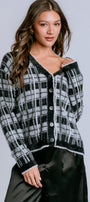 Wanda Plaid Cardigan