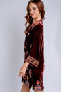 Johnny Was Brandi Velvet Tie Kimono Dress