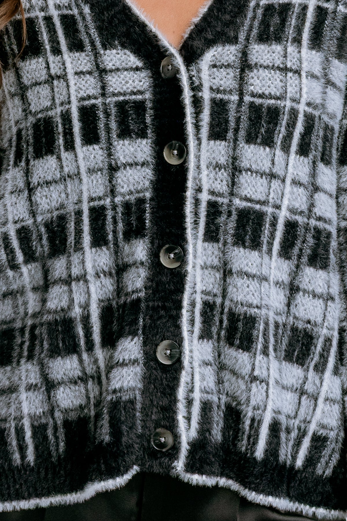 Wanda Plaid Cardigan