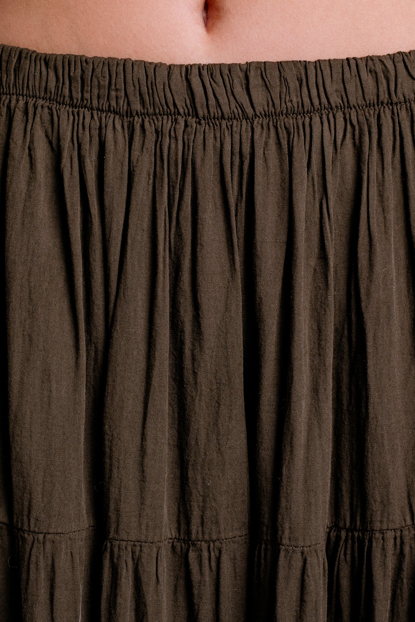 Milio Milano Tiered Cotton Skirt