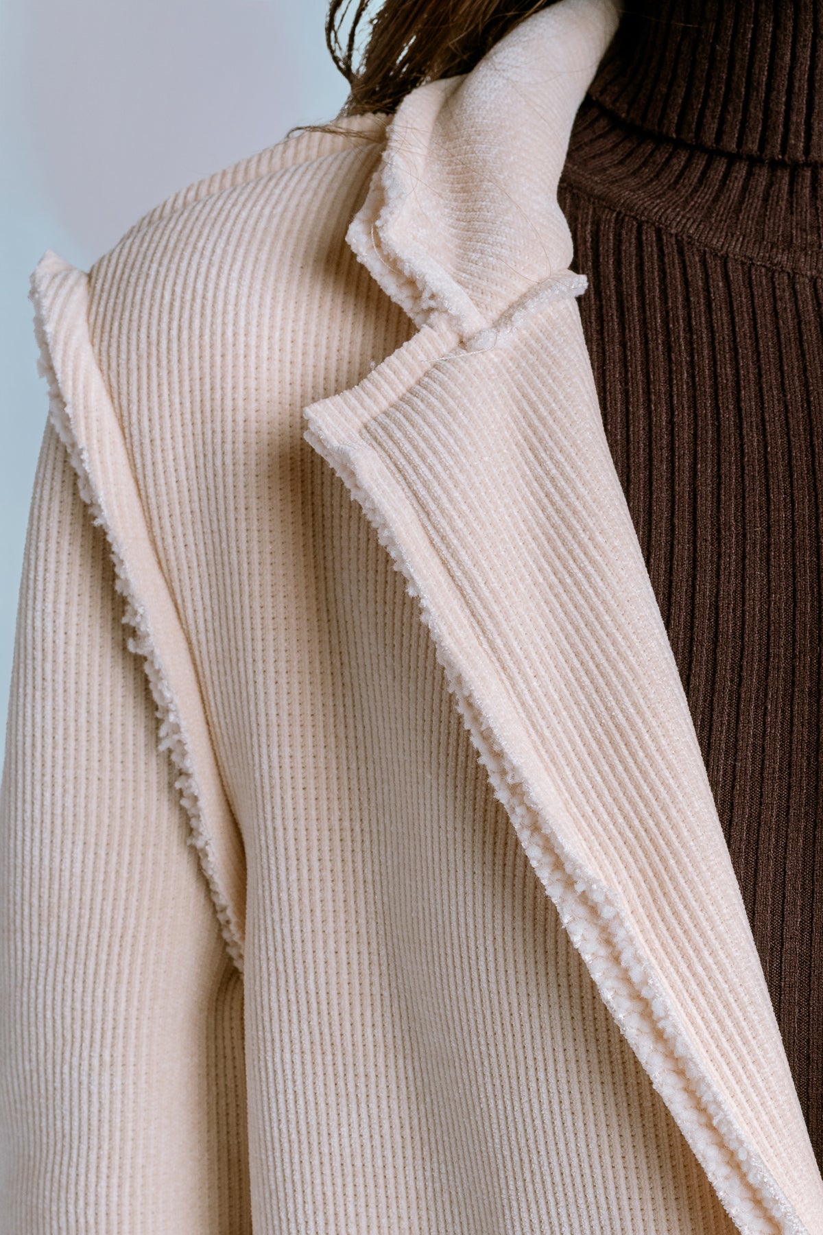 Stand Collar Corduroy Car Coat