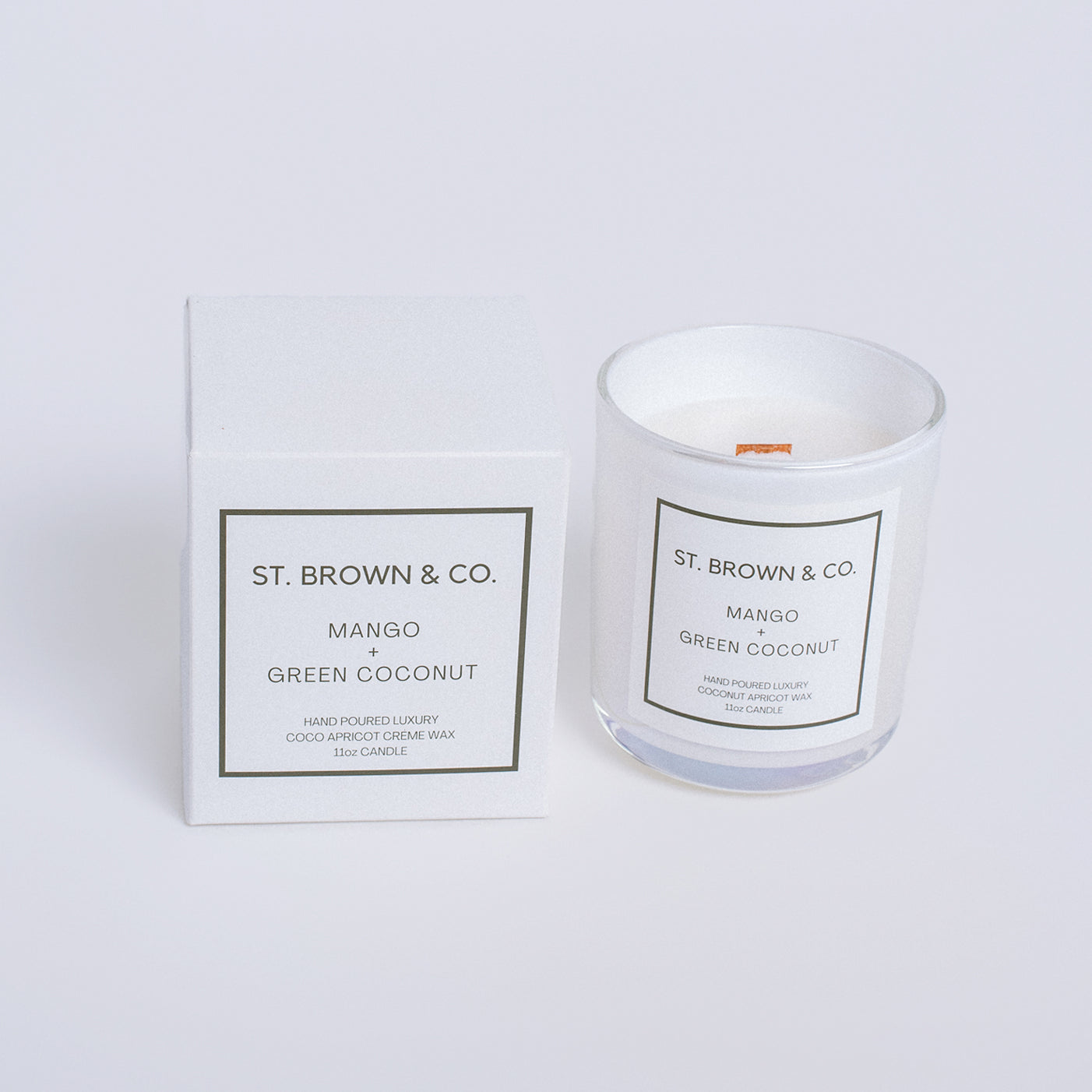 St. Brown & Co. Mango + Green Coconut Candle