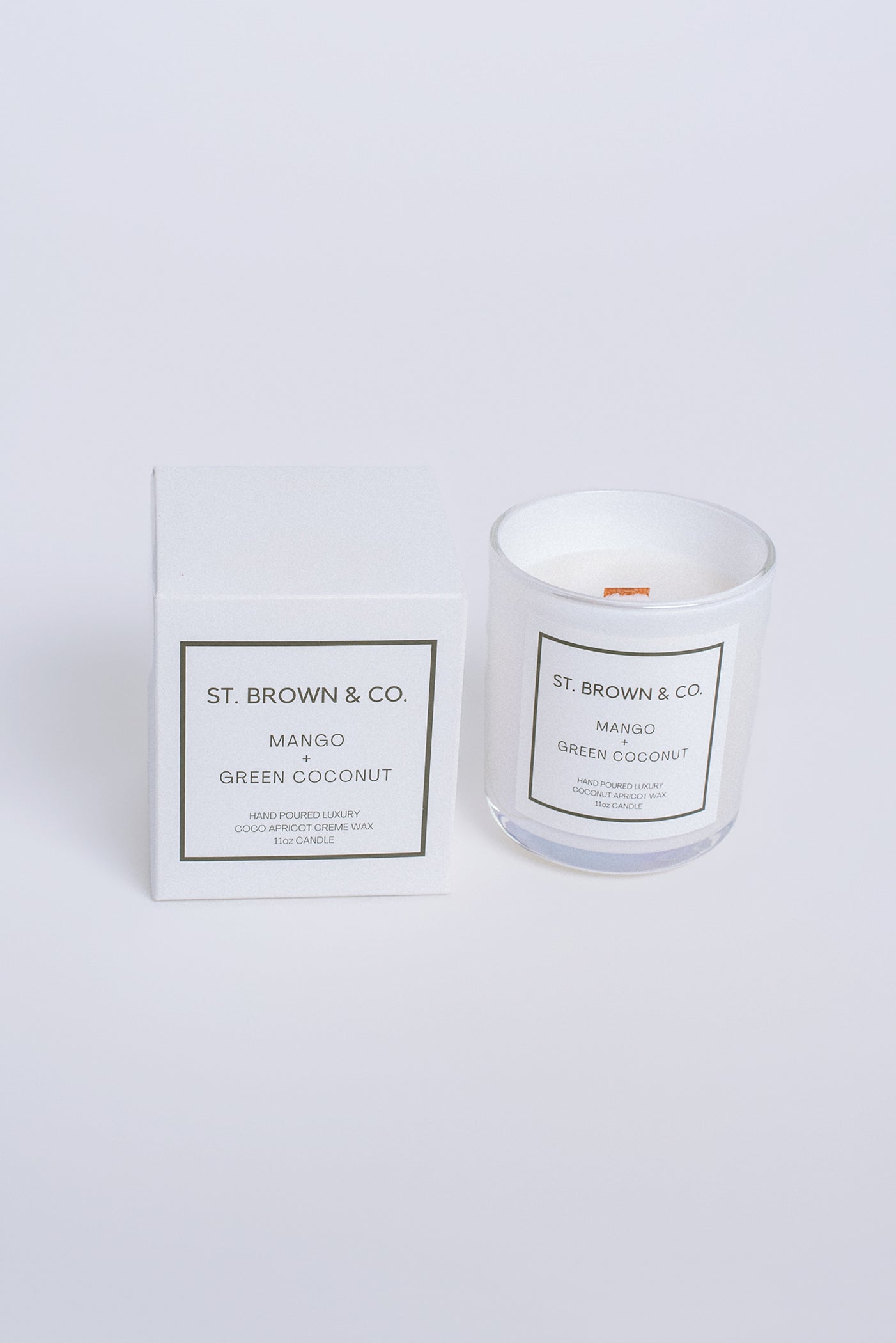 St. Brown & Co. Mango + Green Coconut Candle