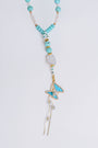 Sherwood Bridge Diamonds Turquoise Butterfly Necklace