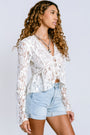 Free People Whispering Love Lace Top