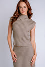 Michael Stars Nara Mock Neck Top