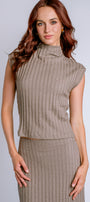 Michael Stars Nara Mock Neck Top