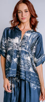 Milio Milano Colosseum Rome Print Button Down