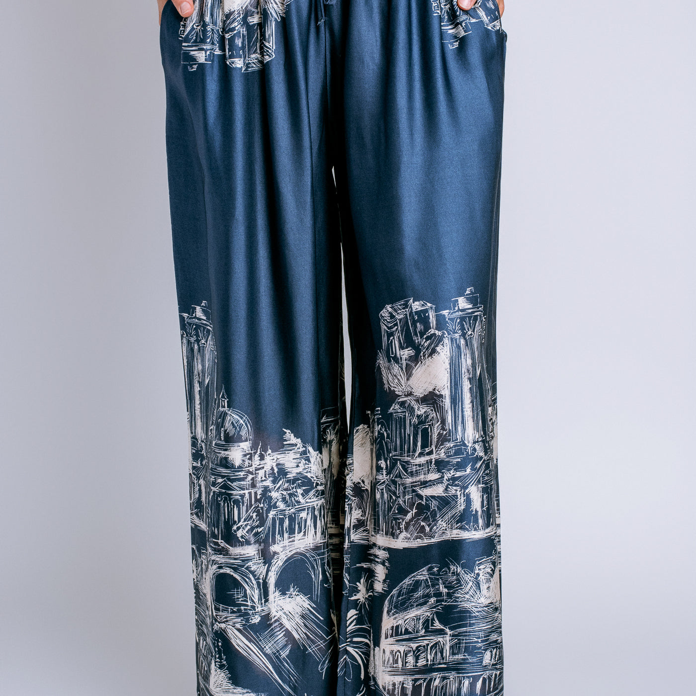 Milio Milano Colosseum Rome Print Palazzo Pant