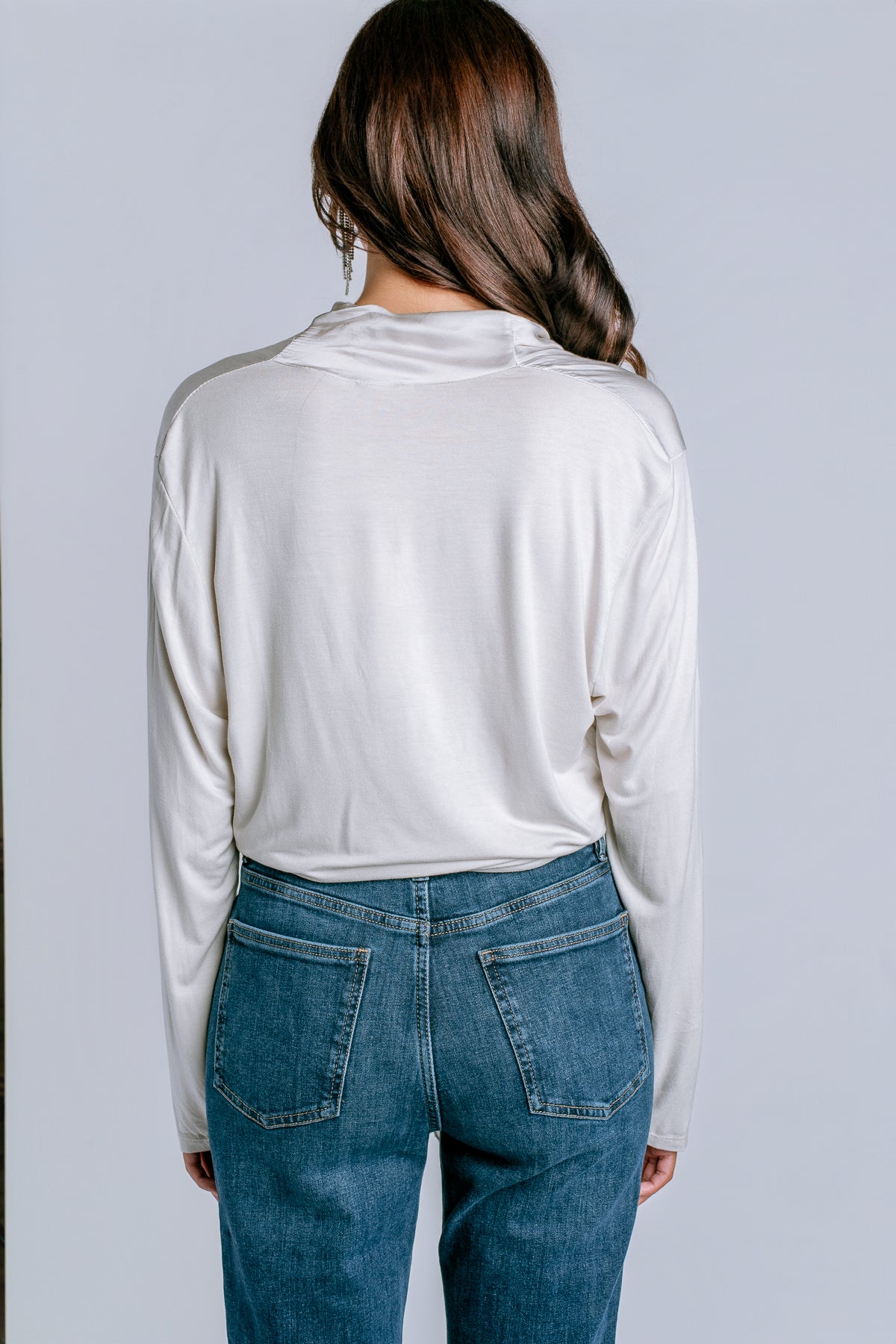 Milio Milano Satin Tie Top