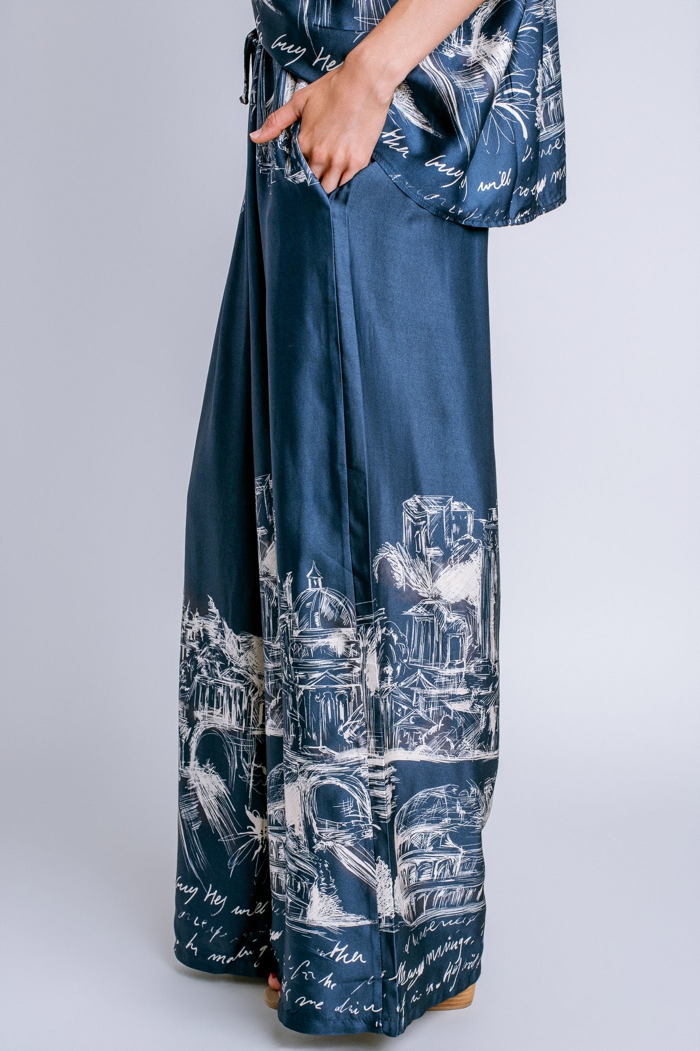 Milio Milano Colosseum Rome Print Palazzo Pant