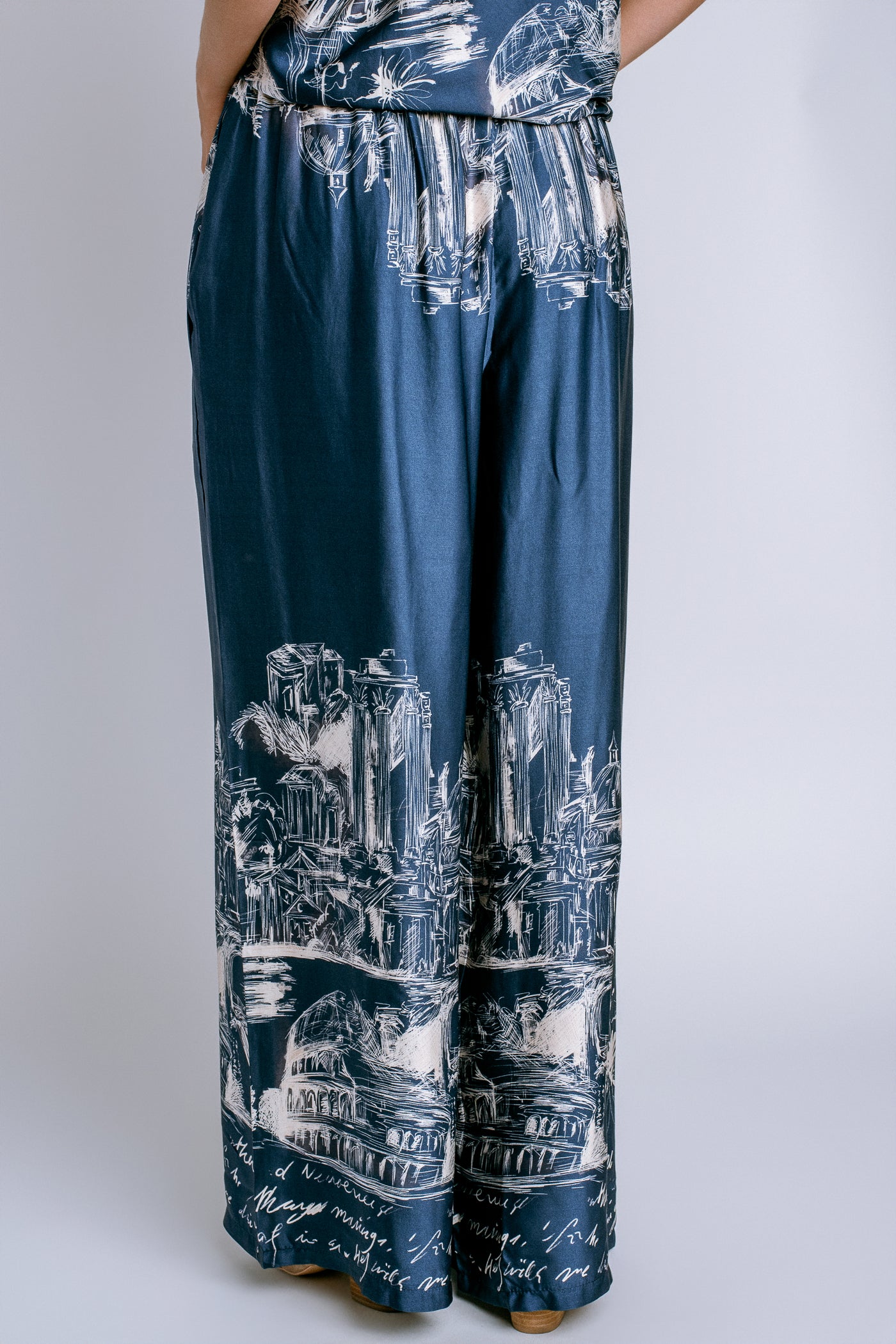 Milio Milano Colosseum Rome Print Palazzo Pant