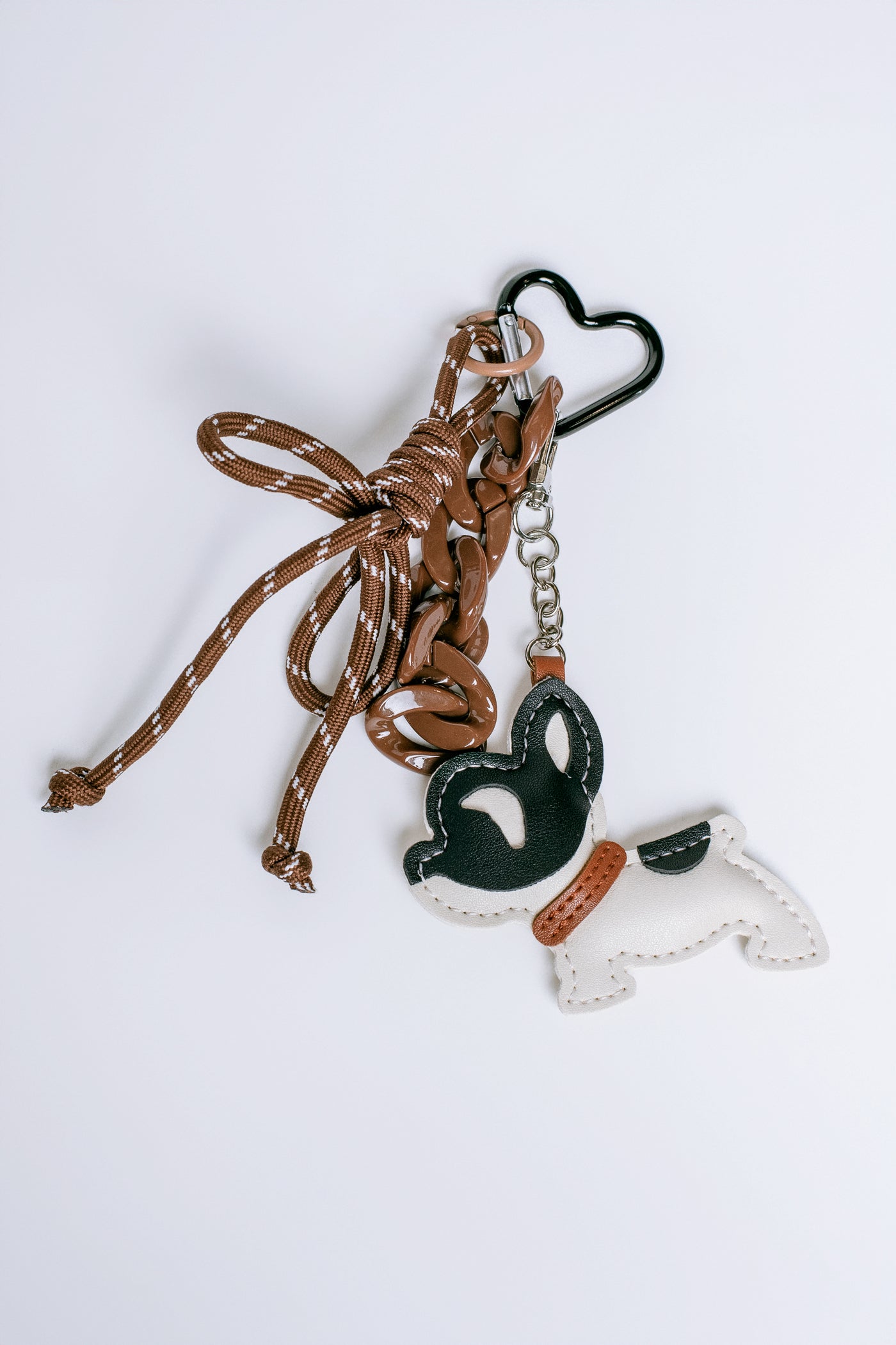 Brown Frenchie Bag Charm