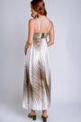 Milio Milano Sunburst Print Maxi Dress