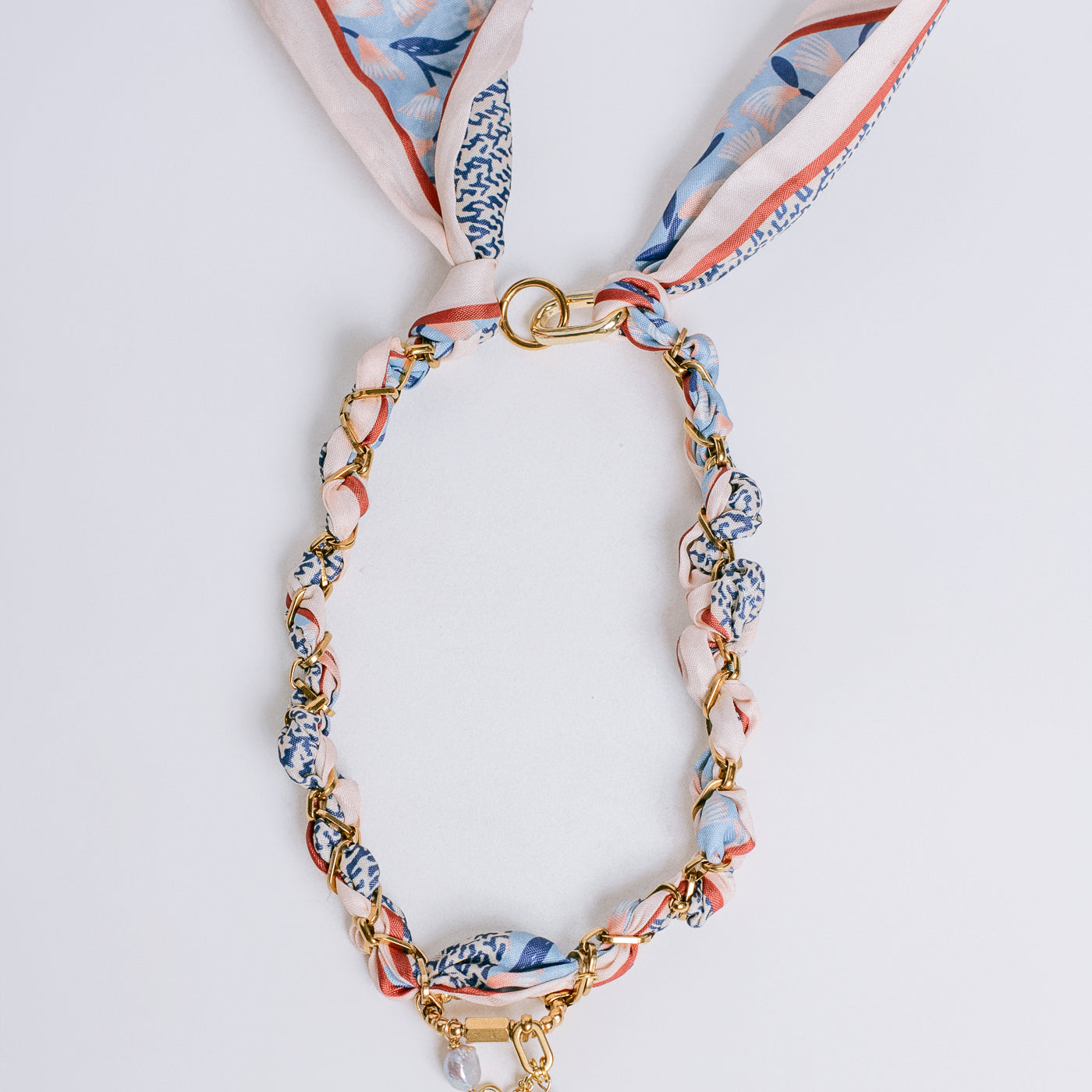 Sherwood Bridge Diamonds Charm Scarf Necklace