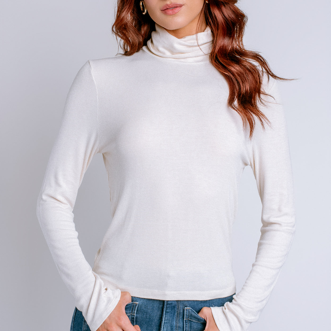 Michael Stars Tara Crop Turtleneck