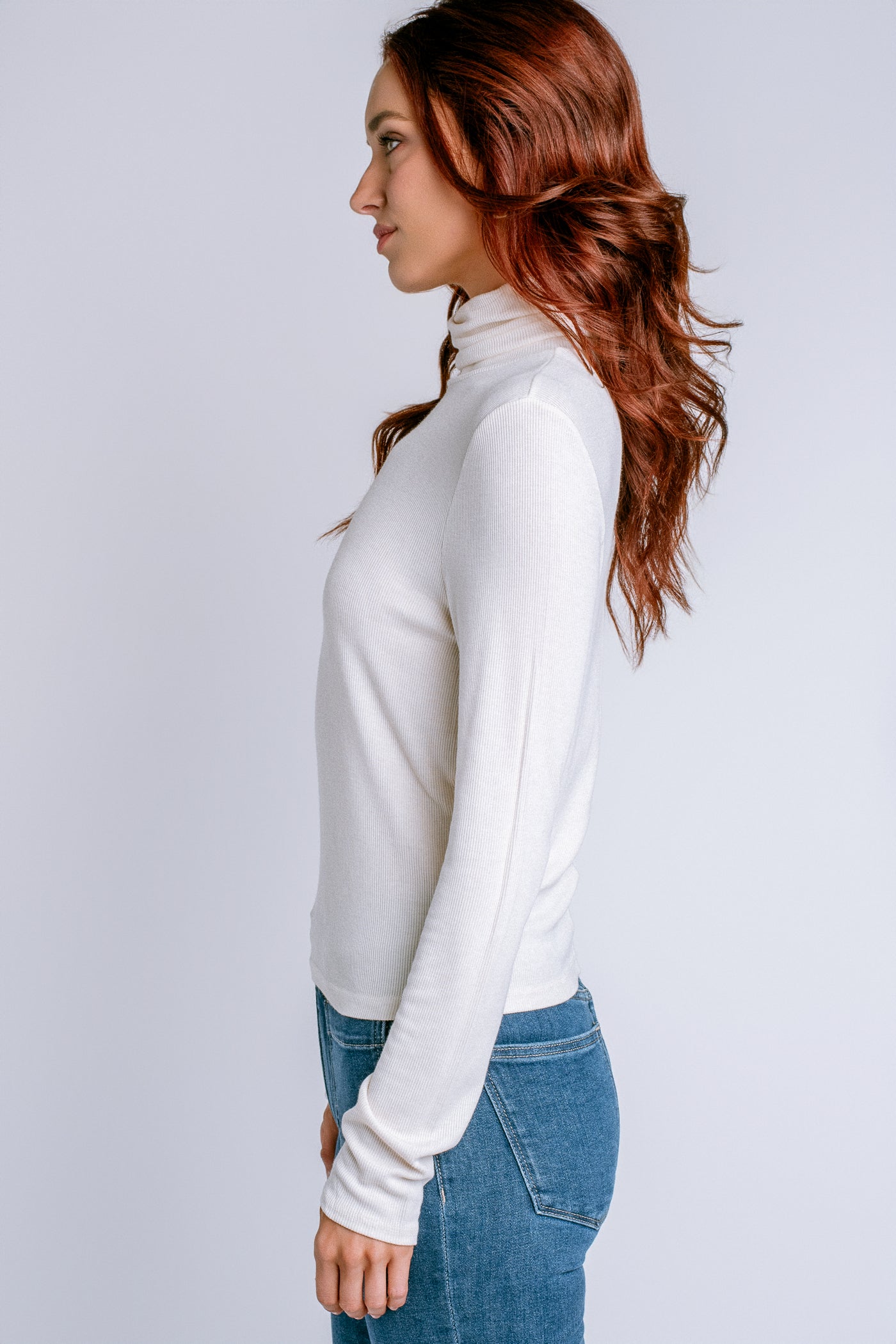 Michael Stars Tara Crop Turtleneck