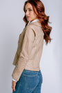 Milio Milano Crinkle Leather Biker Jacket