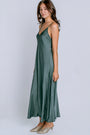 Milio Milano Full Length Satin Slip Dress