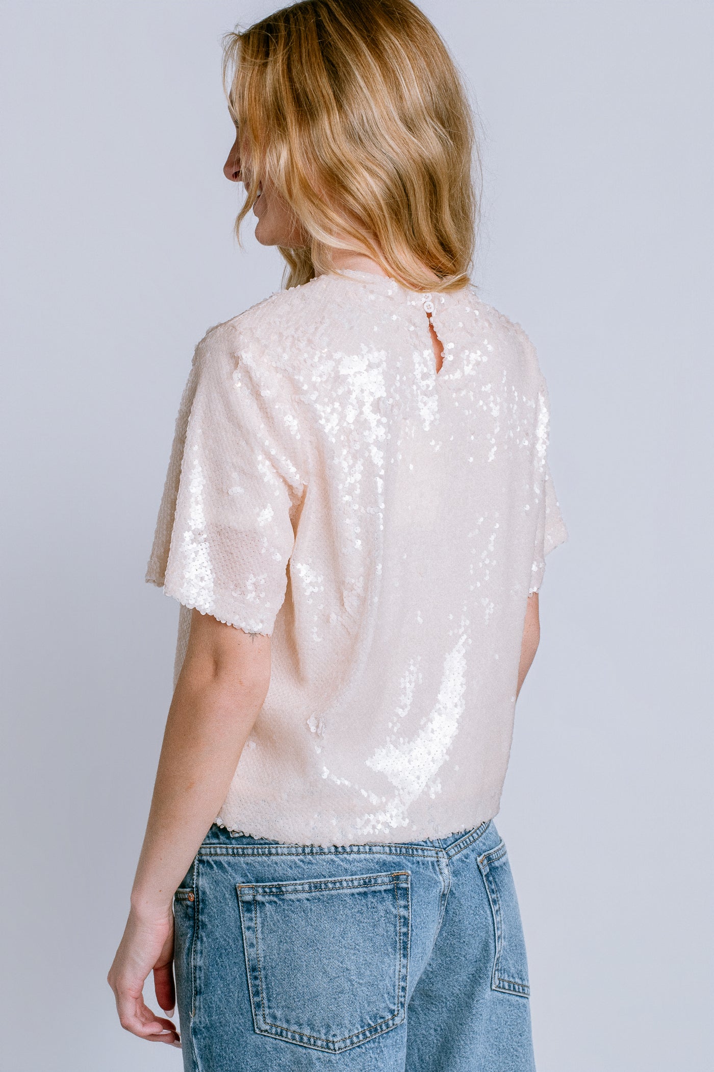 Logan Sequin Top