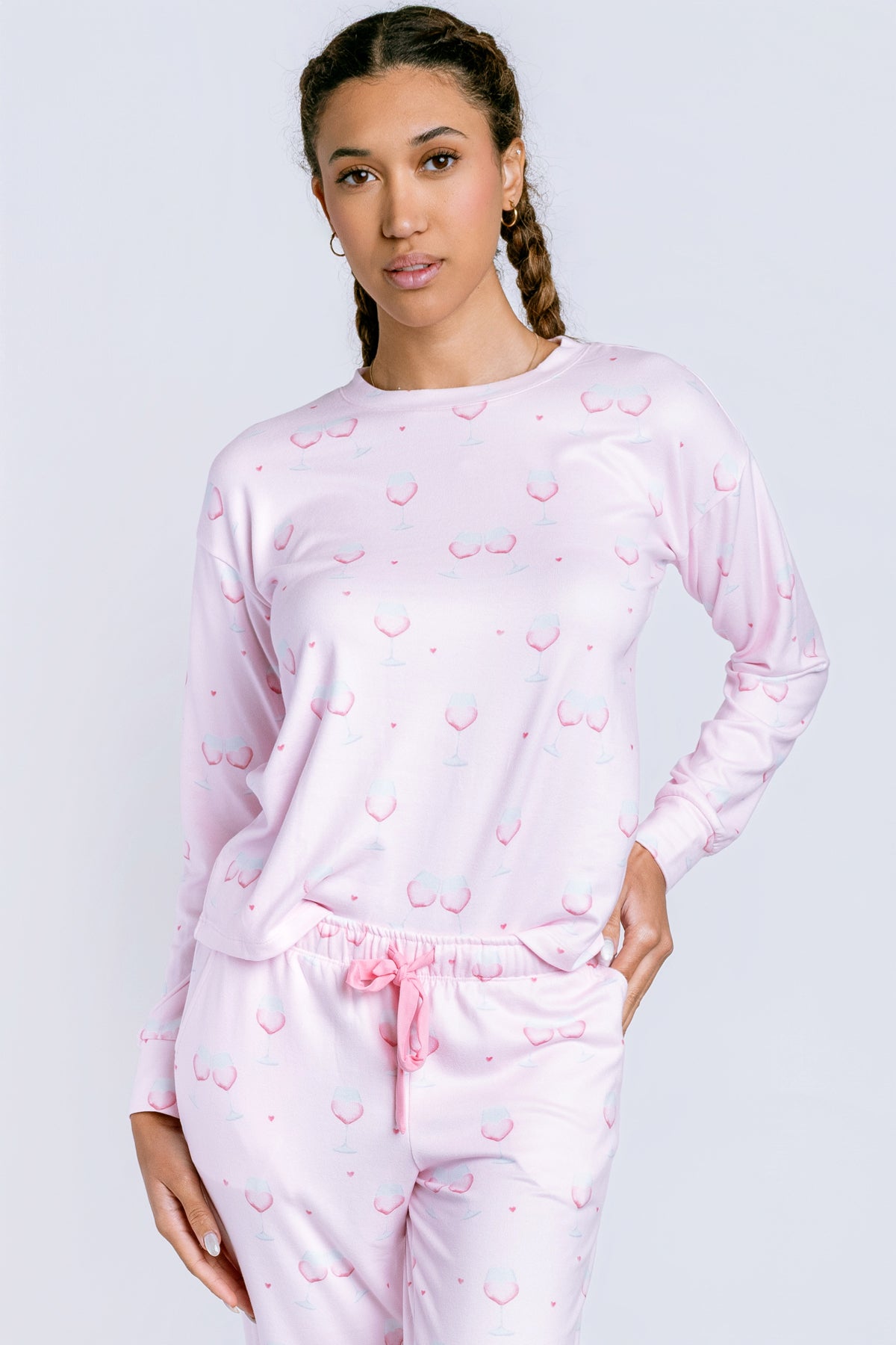 PJ Salvage Happy Hour Long Sleeve Top