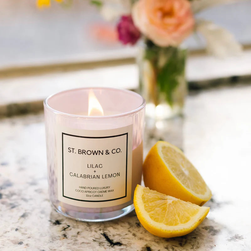 St. Brown & Co. Lilac + Calabrian Lemon Candle