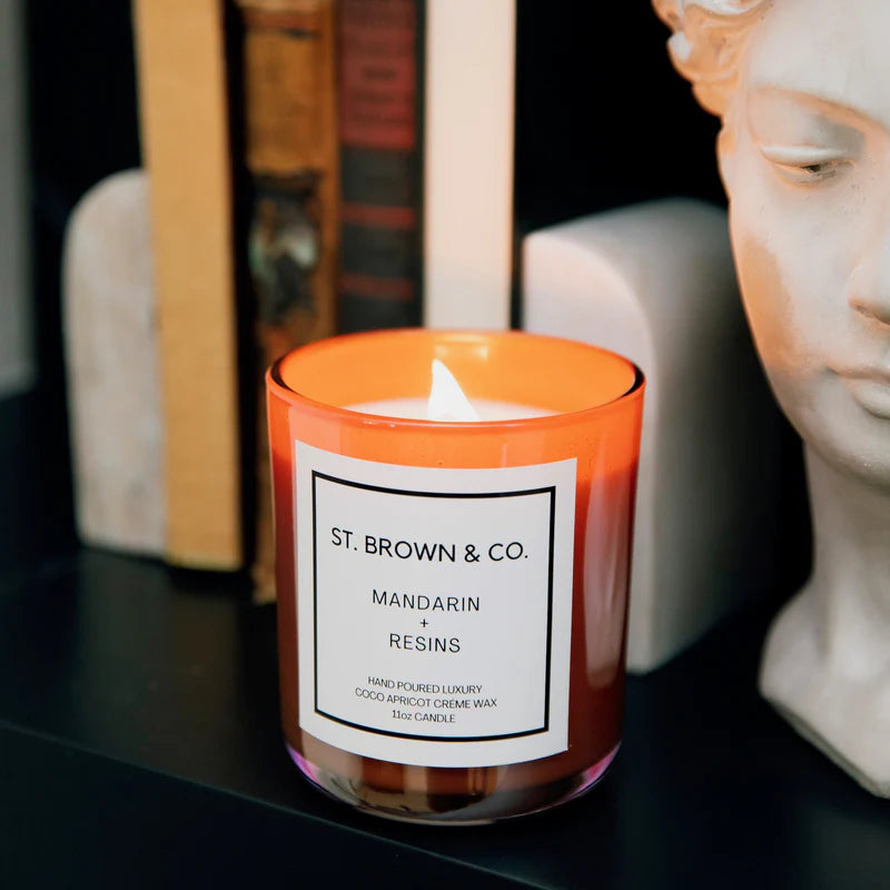 St. Brown & Co. Mandarin + Resins Candle