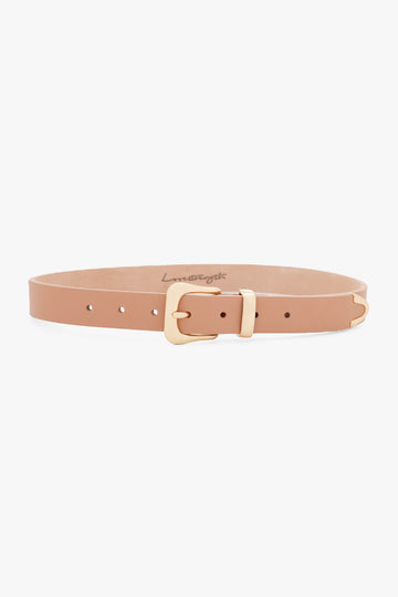 Lovestrength Amalfi Belt in Ruby Tan