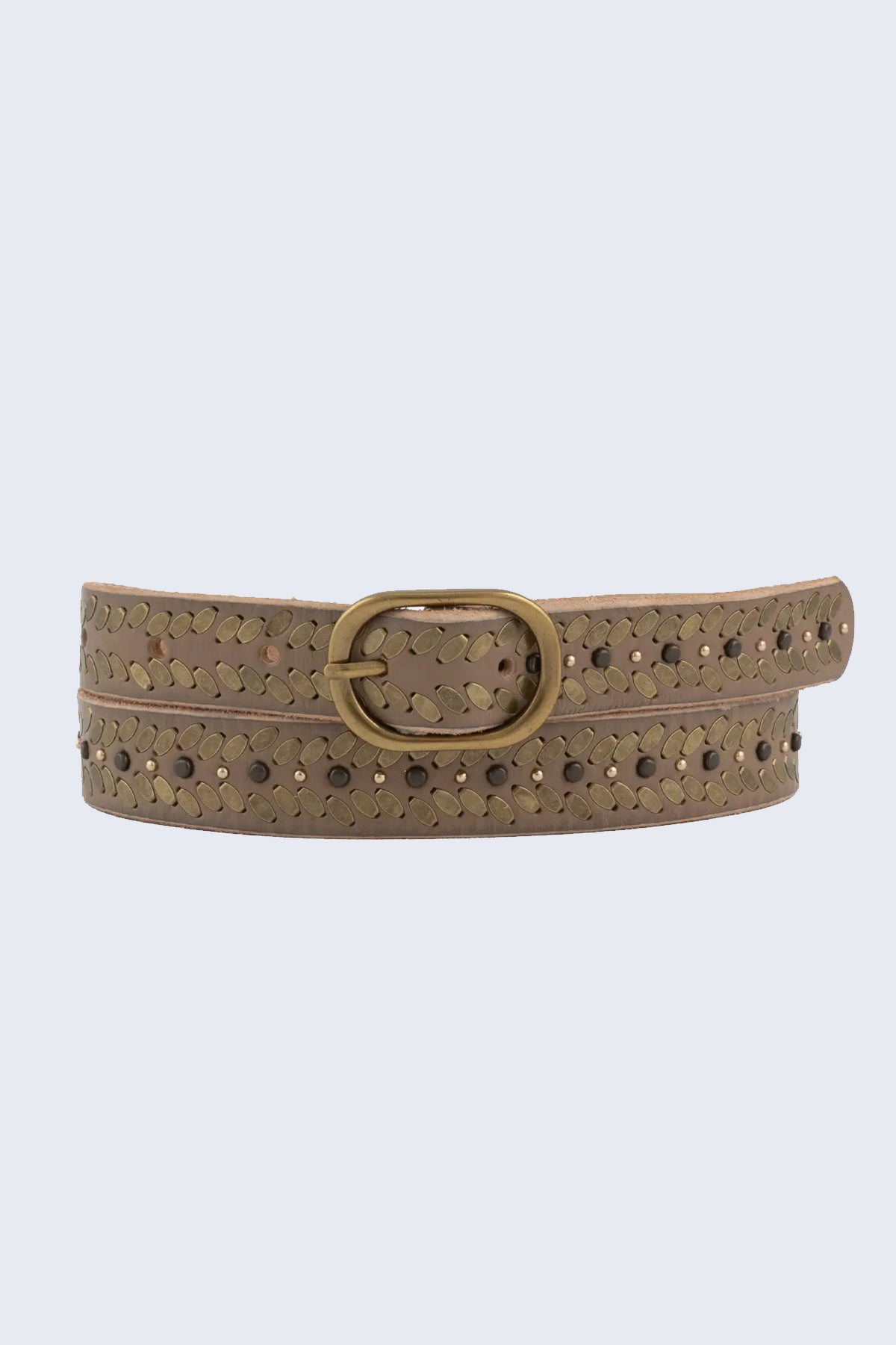 Amsterdam Heritage Aurelia Studded Leather Belt