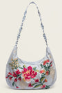 Johnny Was Ruched Strap Crossbody Bag