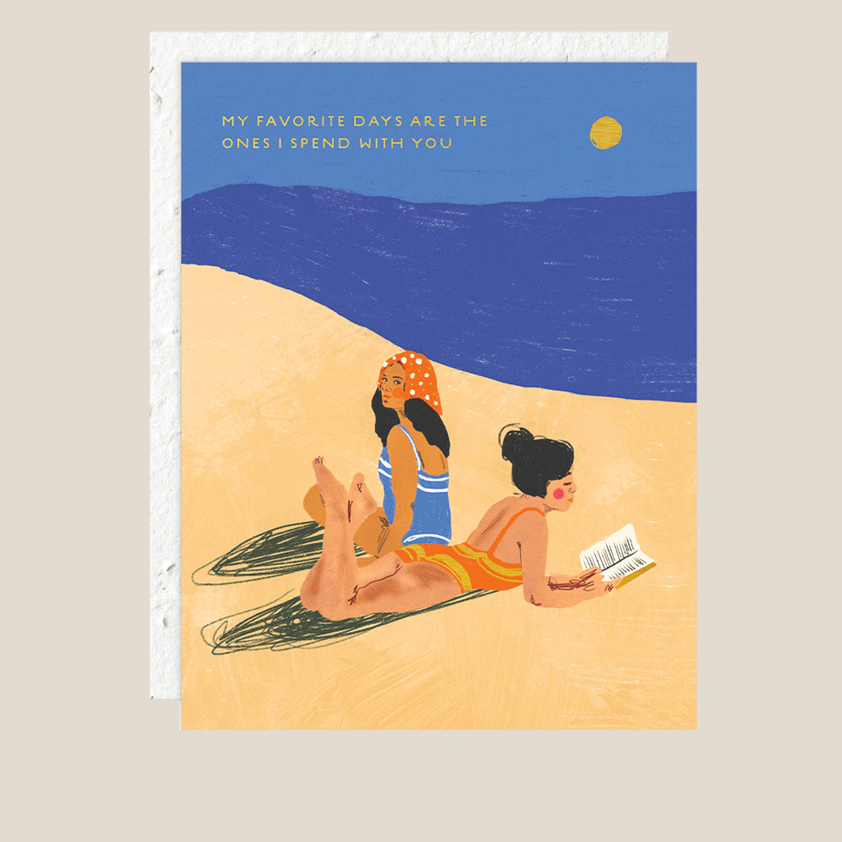 Beach Girls Love & Friendship Card