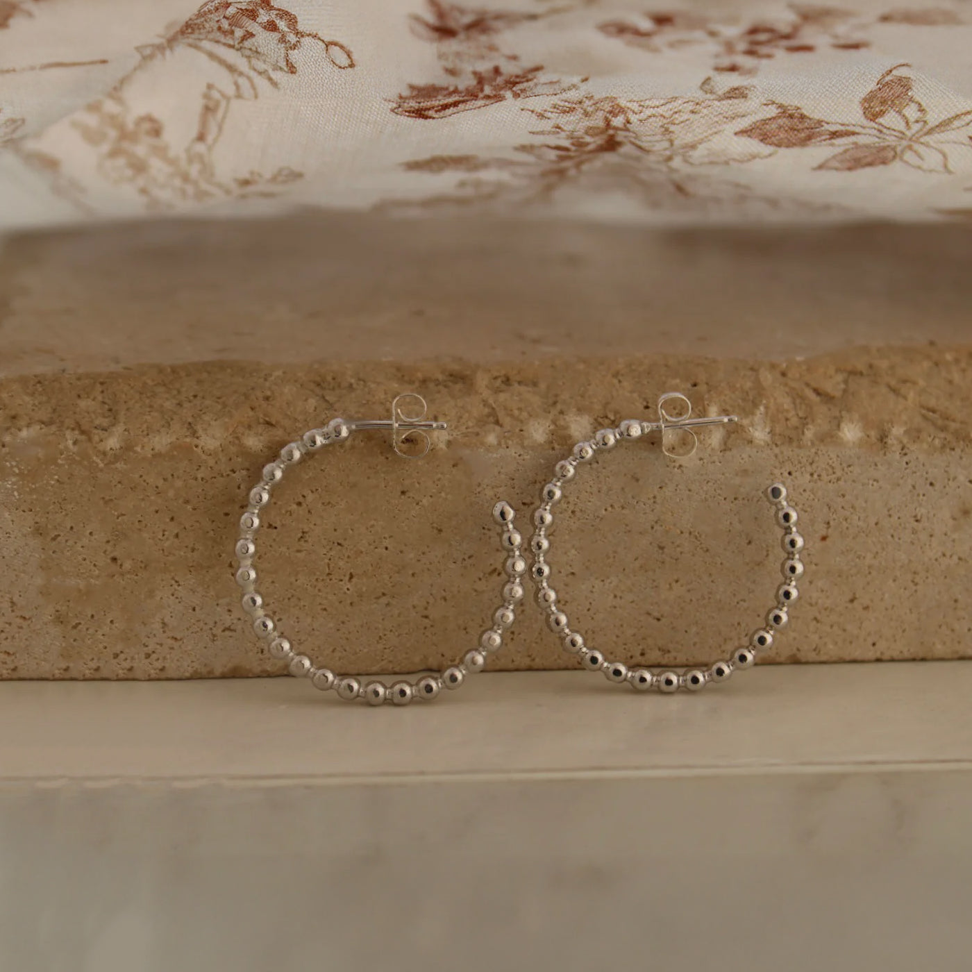 Sadie Jo Jewelry Co. Beaded Hoops