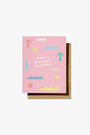 Daydream Prints Happy Birthday Beautiful Surf Card
