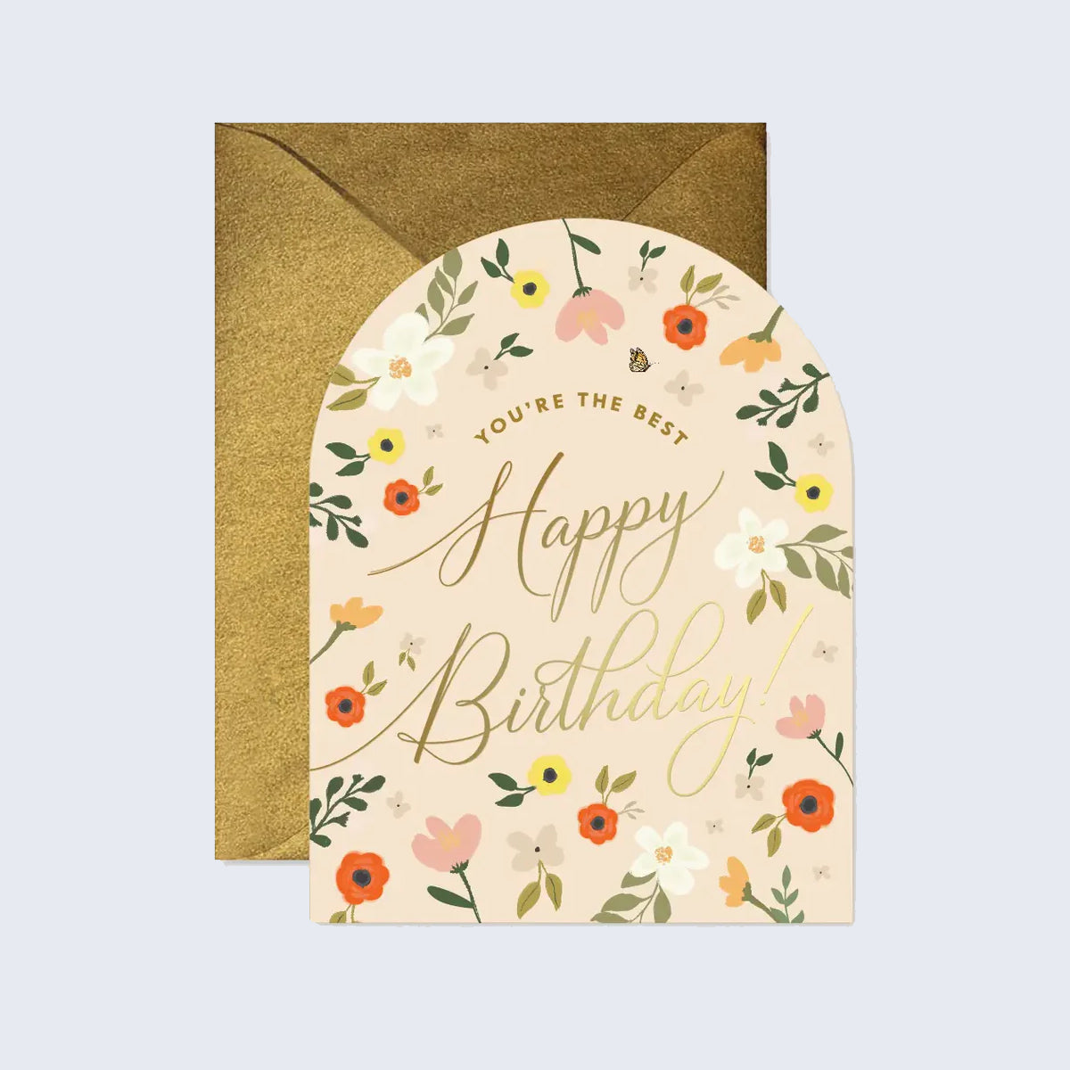 You're the Best Birthday Arch Greeting Card