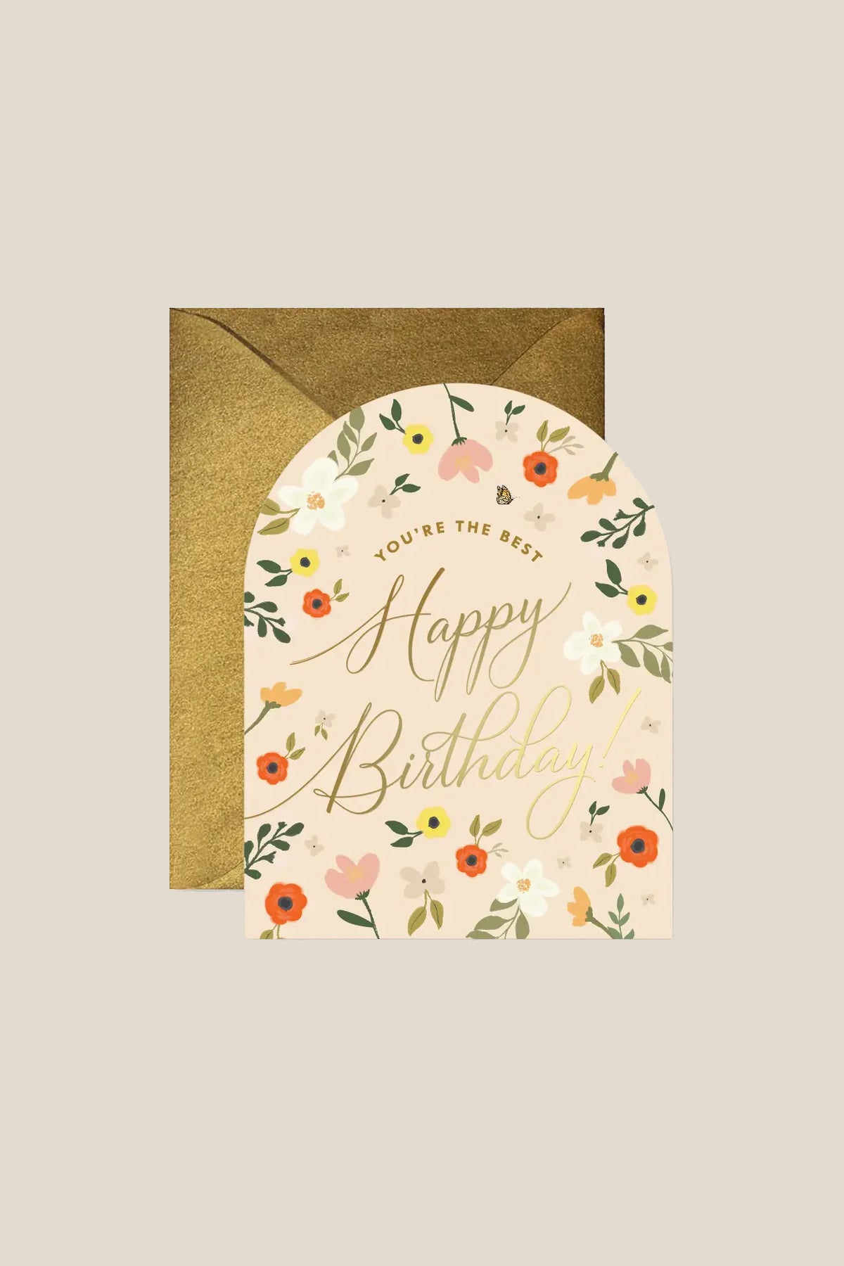 Ginger P. Designs You're the Best Birthday Arch Greeting Card