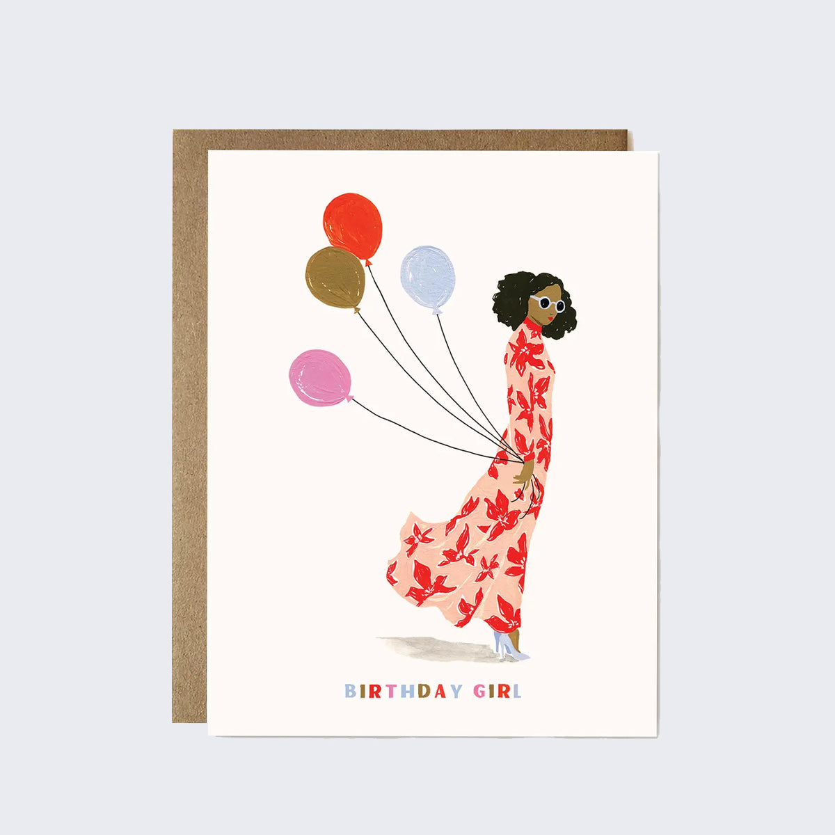 Ula Bloom Birthday Girl Greeting Card
