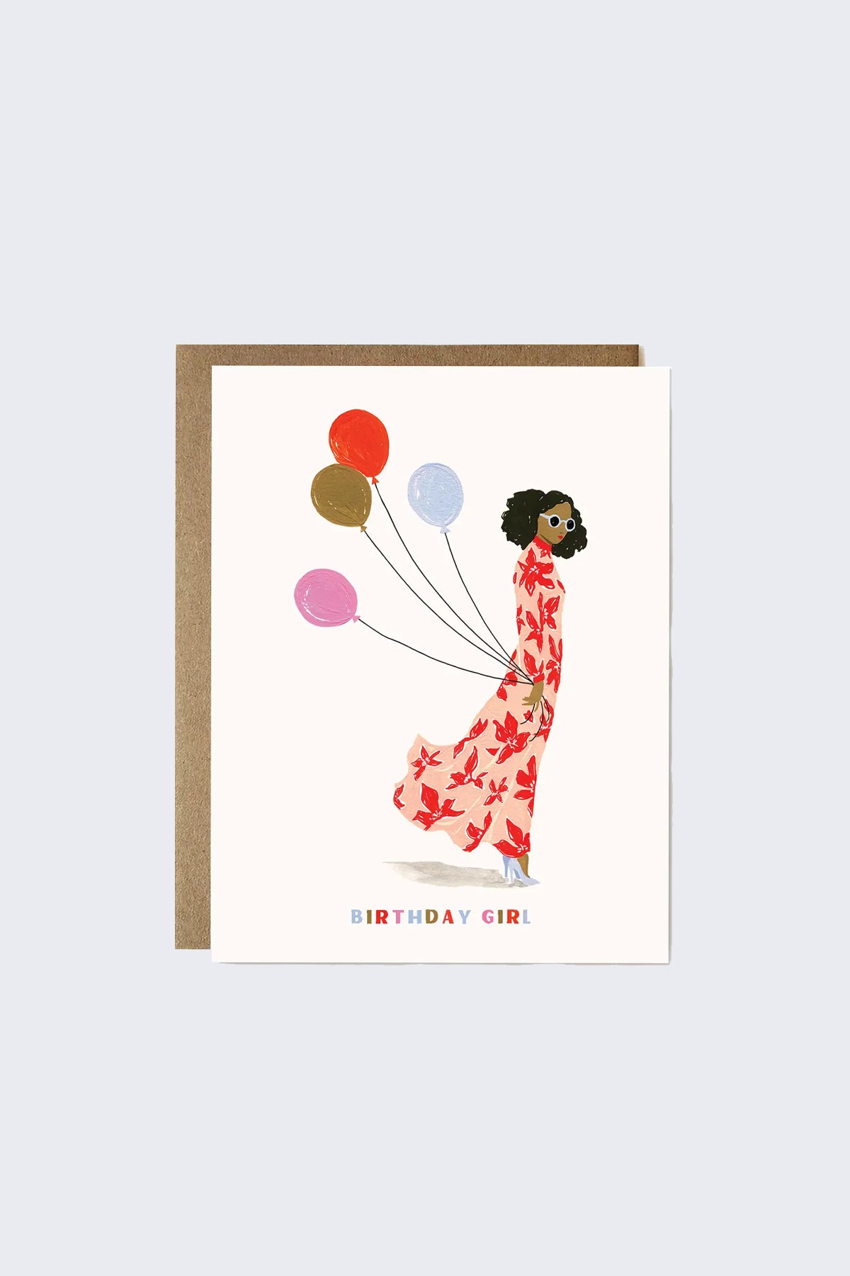 Ula Bloom Birthday Girl Greeting Card