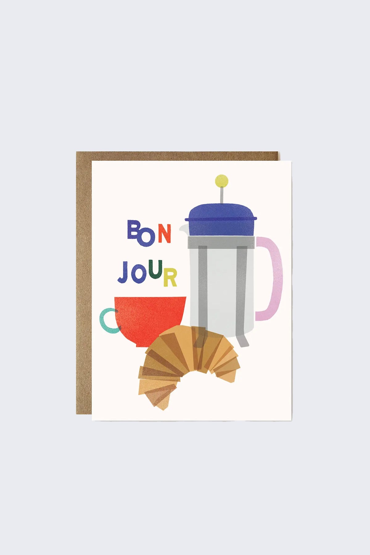 Ula Bloom Bonjour French Breakfast Greeting Card